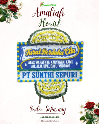 Papan Bunga Duka di Giriharjo